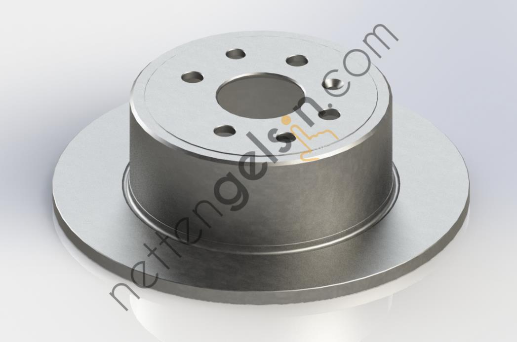 KRAFTVOLL 07040362 ARKA FREN DISKI VECTRA A CALIBRA  OPEL BİNEK FREN DİSKİ