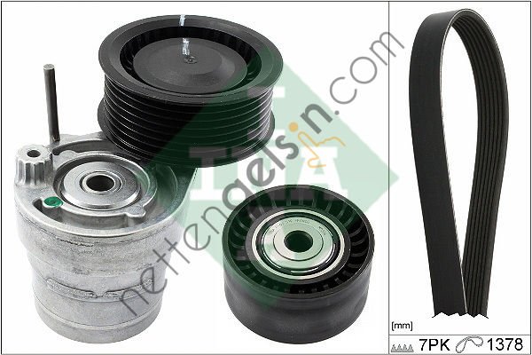 INA 529031310 V KAYIS SETI  MERCEDES BİNEK V KAYIS GERGI SETI