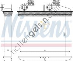 NISSENS 71456 KALORİFER RADYATÖRÜ OPEL CORSA D/E 1618468 OPEL