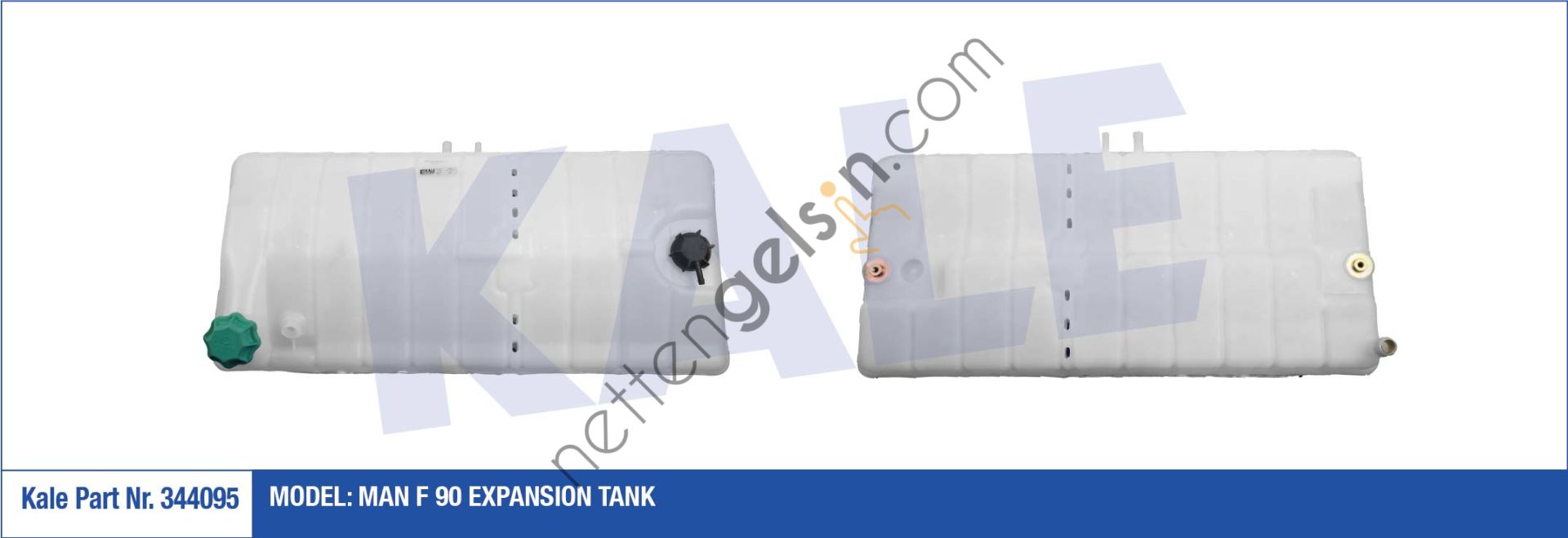 KALE 344095 IMBUSAT DEPOSU MAN F90 19.422 D2866 90>96 (KAPAKLI)  MAN AĞIR VASITA YEDEK SU DEPOSU
