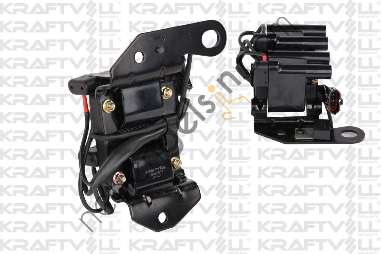 KRAFTVOLL 05020017 ATEŞLEME BOBİNİ SIRALI TİP KOMPLE ACCENT 1,5 1994-2000 YUMURTA KASA  HYUNDAI BİNEK ATEŞLEME BOBİNİ
