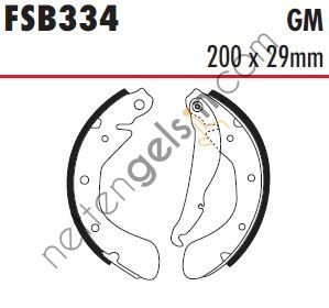 FERODO FSB334 ARKA FREN BALATASI INCE TIP CORSA B ASTRA F 1605041 (BOSCH 0986487263 EŞDEĞERİ) OPEL BİNEK FREN BALATASI (ARKA)