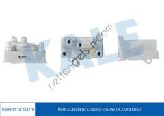 KALE 353270 YAG SOGUTUCUSU (OTOMATIK SANZIMAN) W205 14> S205 14> C205 16> W213 16> W222 13>17  MERCEDES BİNEK MOTOR YAĞ SOĞUTUCU