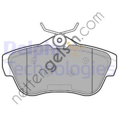 DELPHI LP2071 ARKA FREN BALATASI EXPERT III JUMPY III SCUDO III 2,0 16V,1,6HDI 90, 2,0HDI 16V (01 / 2007 )  PEUGEOT-CITROEN BİNEK FREN BALATASI