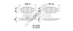 BRAXIS AA0187 ON FREN BALATASI XSARA II-P306 1,6-1,8-1,9 00->> / SAXO-P106 1,4I-1,6I-1,5D-1,6 XSI 99-->> (HAVA SOG  PEUGEOT-CITROEN BİNEK FREN BALATASI