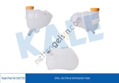 KALE 343735 RADYATOR GENLESME DEPOSU VECTRA B X16SZR  OPEL BİNEK YEDEK SU DEPOSU