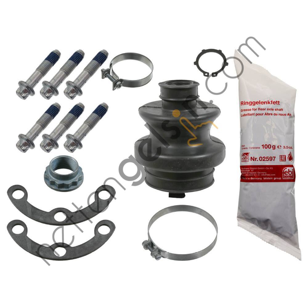 FEBI 02590 AKS KORUGU TK. ARKA IC 190 W201 85>93 W202 94>00 W124 93>95 S124 85>91 2013500337 (SWAG 10902590 EŞDEĞERİ) MERCEDES BİNEK AKS KÖRÜĞÜ
