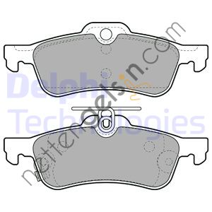 DELPHI LP2007 ARKA FREN BALATASI HONDA CIVIC 2012> TOYOTA YARIS 2010>  TOYOTA BİNEK FREN BALATASI