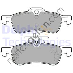 DELPHI LP2007 ARKA FREN BALATASI HONDA CIVIC 2012> TOYOTA YARIS 2010>  TOYOTA BİNEK FREN BALATASI