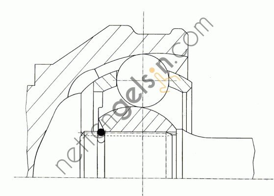 GKN 304556 AKS MİL KAFASI VW İÇ AMAROK TOUAREG ÖN 3.0 TDİ 7L0498103A VW
