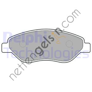 DELPHI LP2010 ON FREN BALATASI CORSA D 1.7 CDTI 06>  OPEL BİNEK FREN BALATASI