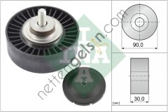 INA 532075210 V KAYIS GERGI RULMANI BMW E82 E88 E90 E91 E92 E93 11287582946 (INA 529020410 EŞDEĞERİ) BMW BİNEK V KAYIŞ GERGİ RULMANI