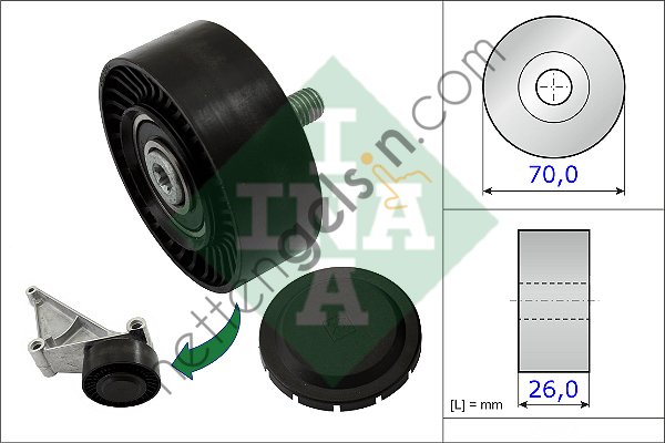 INA 532071810 V KAYIS GERGI RULMANI PORSCHE 911 CABRIO CARRERA 4S BOXSTER CAYMAN MACAN 09>>  VW-AUDI-SEAT-SKODA BİNEK V KAYIŞ GERGİ RULMANI