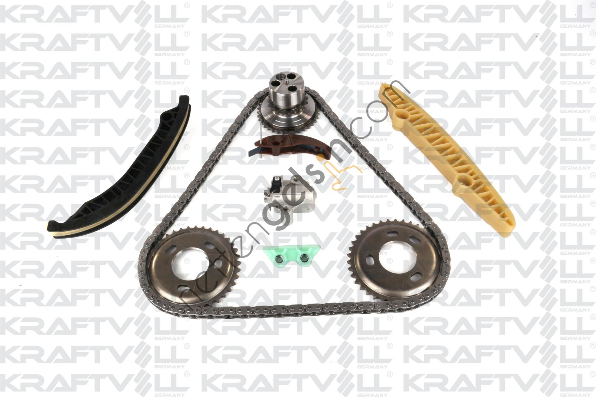 KRAFTVOLL 12100052 EKSANTRIK ZINCIR SETI (KOMPLE) BOXER III JUMPER III 22DT PUMA (2,2HDI 16V) 130HP 140HP TRANSIT V347 2.2 TDCI 06>14 CUSTOM V362 11>16 2.2 TDCI (EKSANTRIK DISLI-KRANK DISLI-YAG POMPA GERGISI 3S7Q6L266 DAHIL ) ESKI TIP  FORD BİNEK MO