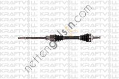 KRAFTVOLL 01010051 AKS ON SAG KOMPLE 206 DIS FREZE 21 IC FREZE 22 BOY 886MM DV4TD 1.4 HDI TU3JP ET3J4 1.4 8V 16V 98--->  PEUGEOT-CITROEN BİNEK AKS MİLİ
