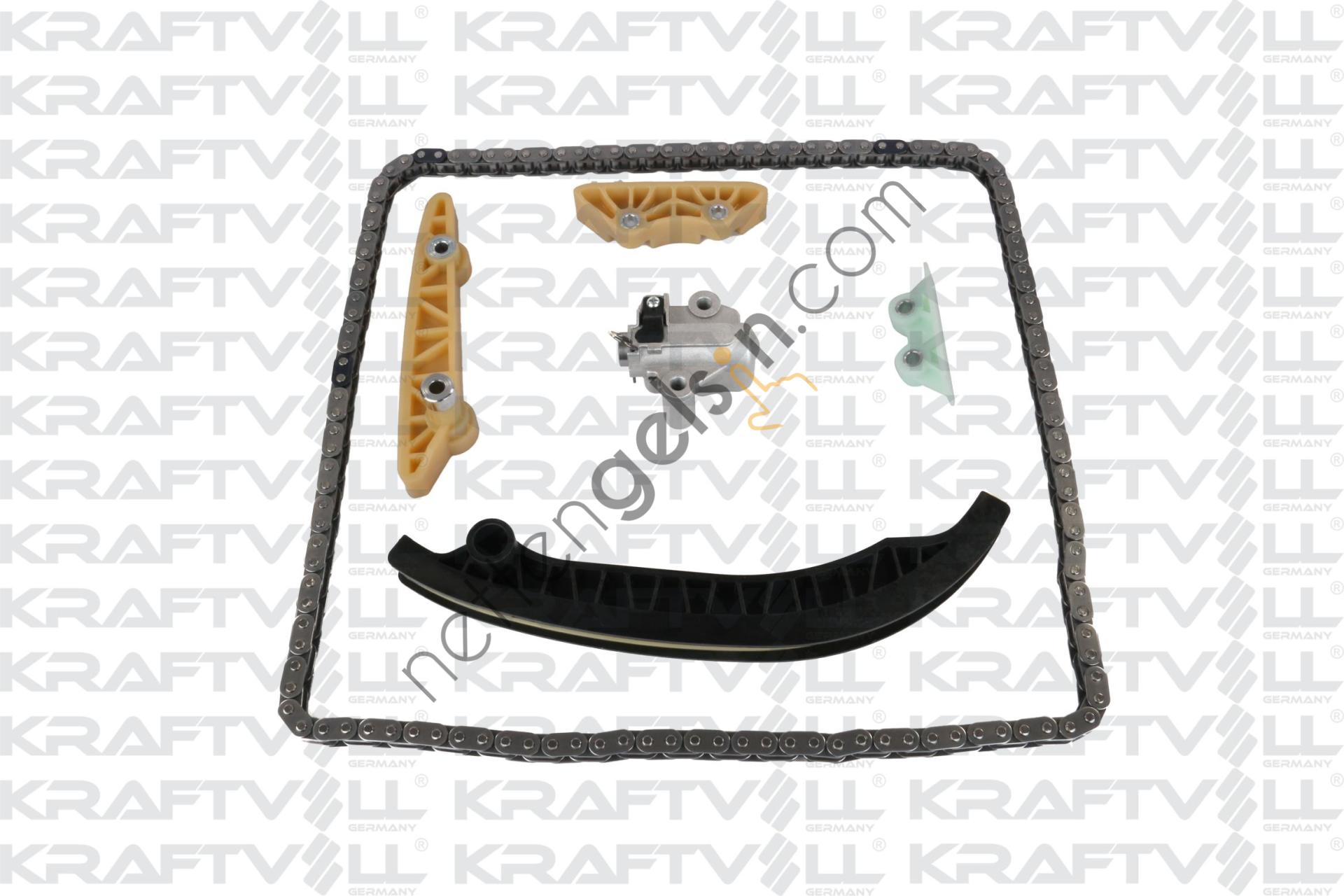 KRAFTVOLL 12100059 EKSANTRIK ZINCIR KITI TRANSIT V347 2,4TDCI 100PS / 120PS / 140PS 06>14  FORD BİNEK ZİNCİR KIZAĞI
