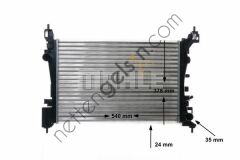 BEHR CR1182000S RADYATÖR OPEL CORSA D/E 11> 1.2-1.4 XER 1300312 OPEL