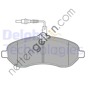 DELPHI LP1995 ON FREN BALATASI SCUDO III JUMPY III EXPERT III 2,0I &sol; 1,6HDI 90 &sol; 2,0HDI 120 &sol; 2,0HDI 140 &sol; 2,0I 01 &sol; 07> (ARKA DISK BALATA OLAN ARAC ICIN)  PEUGEOT-CITROEN BİNEK FREN BALATASI