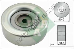 INA 532069310 ALTERNATOR GERGI RULMANI MITSUBISHI LANCER 2.0 03 OUTLANDER 2.0 2.4 03 (4G63 4G69)  MITSUBISHI BİNEK ALTERNATÖR GERGİ RULMANI