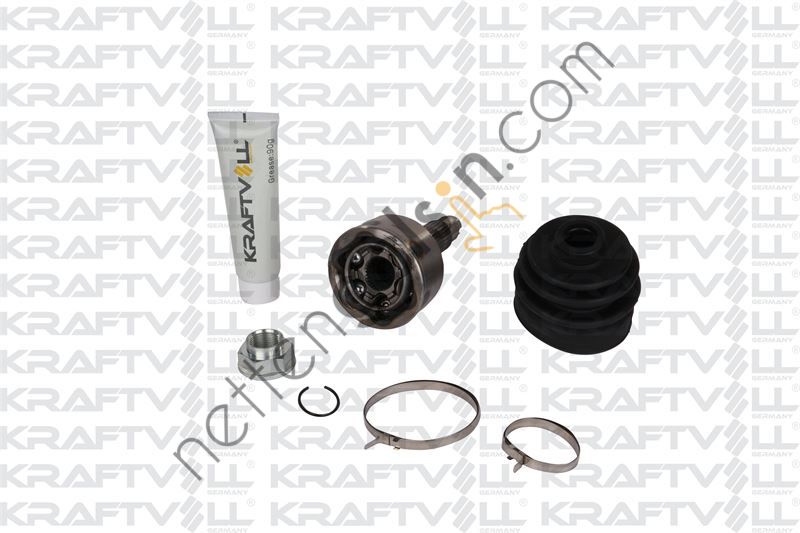 KRAFTVOLL 01020151 AKS KAFASI DIS FREZE 26 IC FREZE 30 UZUNLUK 132.5 MM CIVIC 1,5 87-91  HONDA BİNEK AKS KAFASI