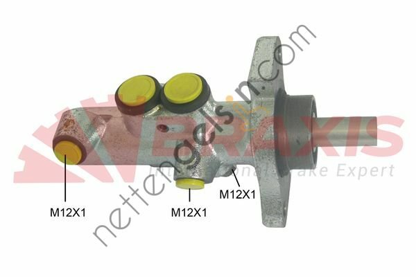BRAXIS AJ0061 FREN ANA MERKEZI TOUAREG TRANSPORTER T5 1.9 2.0 2.5TDI 03>07  VW-AUDI-SEAT-SKODA BİNEK FREN ANA MERKEZİ