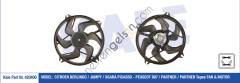 KALE 420400 FAN MOTORU PARTNER II BERLINGO III XSARA PICASSO 1,6HDI KLIMALI) 460W  PEUGEOT-CITROEN BİNEK FAN MOTORU