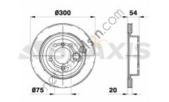 BRAXIS AE0644 ARKA FREN DISK AYNASI BMW Z4 DRIVE ROADSTER 2.0I  BMW BİNEK FREN DİSKİ