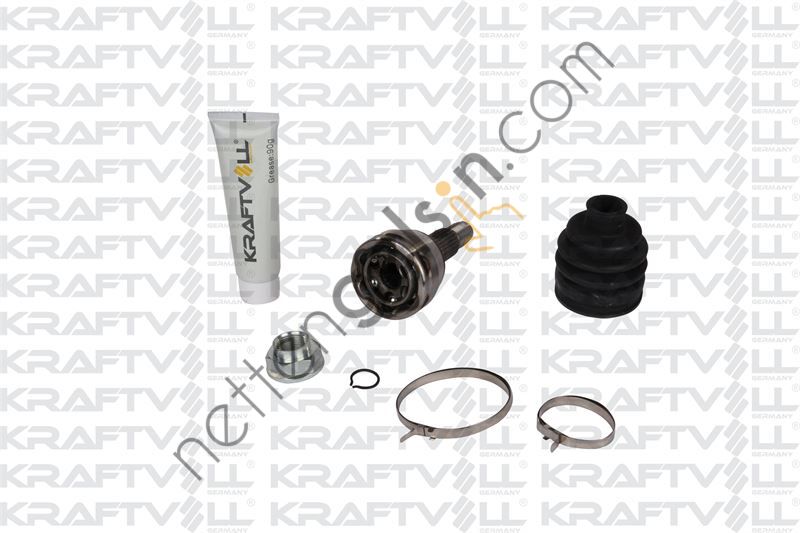 KRAFTVOLL 01020121 AKS KAFA TAMIR TAKIMI DIS FIESTA IV 1,3 95>02 FORD KA 1,3 96>02 MAZDA 121 III 1,3 96>03 (DIS FREZE: 25, TEKER TARAFI IC FREZE: 20, CONTA CAPI:56,5, UZUNLUK: 137,5MM)  FORD BİNEK AKS KAFASI