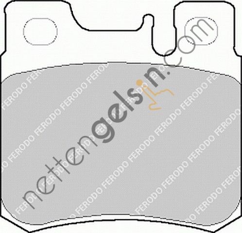 FERODO FDB644 FREN BALATASI ARKA 190 W201 89>93 W202 95>00 W210 96>02 W124 88>93 R170 96>00  MERCEDES BİNEK FREN BALATASI