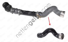 IBRAS 11774 TURBO HORTUMU BUYUK PLASTIK PARCA HARIC KANGOO II 1.5 DCI  RENAULT BİNEK TURBO HORTUMU