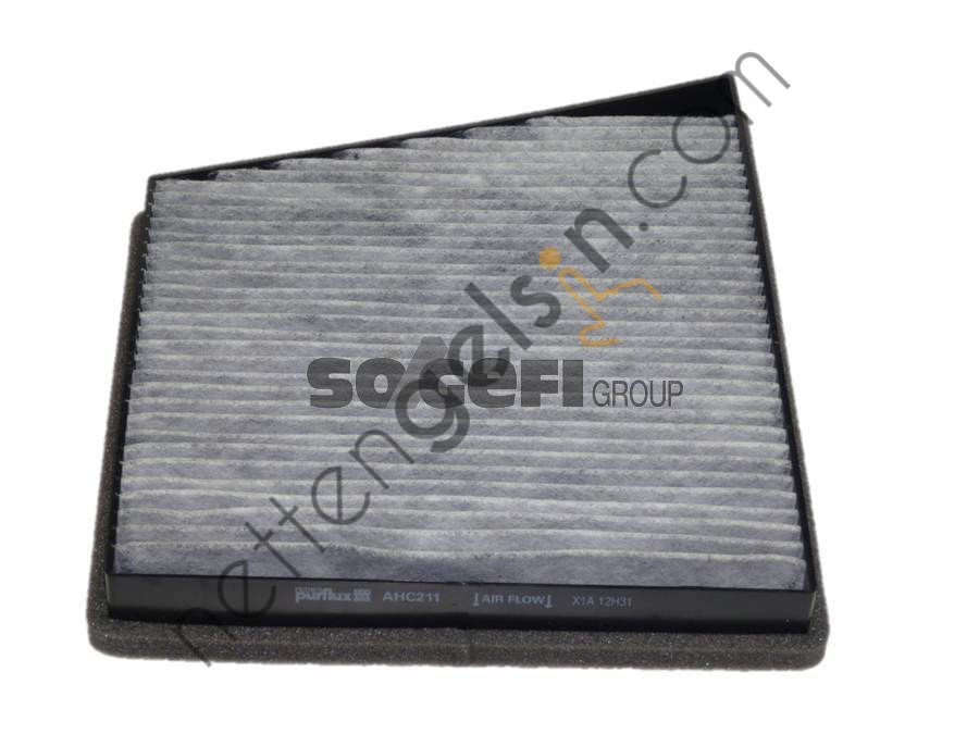 PURFLUX AHC211 POLEN FILTRESI (KARBONLU) C219 04>10 W211 02>08 S211 03>09  MERCEDES BİNEK POLEN FİLTRESİ
