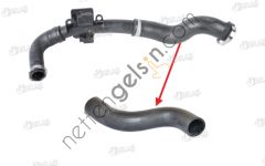 IBRAS 11771 TURBO HORTUMU BUYUK PLASTIK BORU HARIC KANGOO II 1,5DCI 85-105 HP KWOB  RENAULT BİNEK TURBO HORTUMU