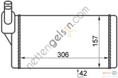 BEHR AH47000S KALORİFER RADYATÖRÜ VW T4 KLİMASIZ(AH47000S) 701819031A VW