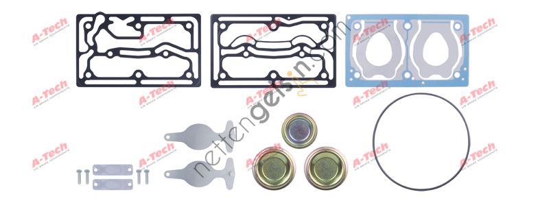 A-TECH 210.01.2350 KOMPRESOR TAMIR TAKIMI RENAULT KERAX-MAGNUM-PREMIUM &sol; VOLVO FH16-FH16 II  VOLVO AĞIR VASITA KOMPRESOR TAMIR TAKIMI