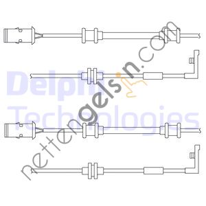 DELPHI LZ0152 ON FREN BALATA IKAZ SENSORU ASTRA G ZAFIRA A  OPEL BİNEK BALATA FISI