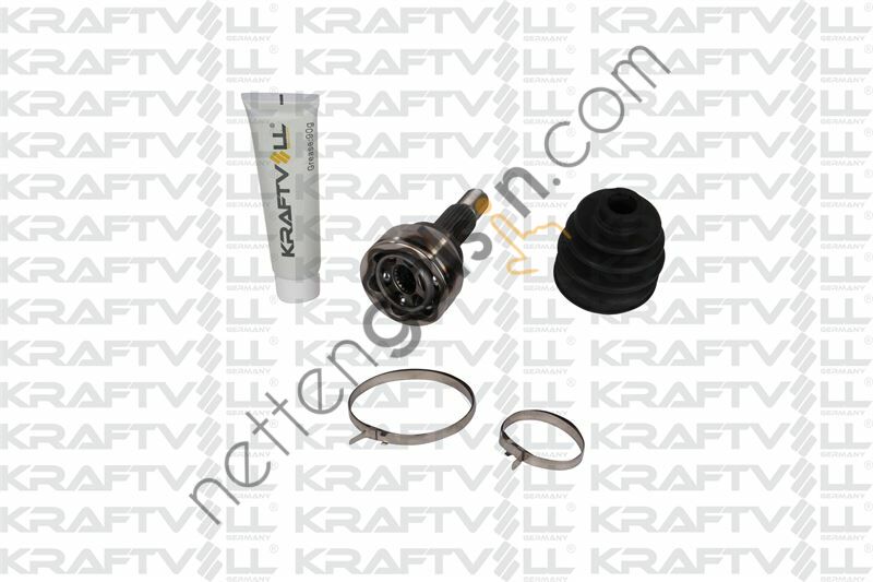 KRAFTVOLL 01020111 AKS KAFASI TAMIR TAKIMI DIS (DIS FREZE:25, TEK TARAFI IC FREZE:20, CONTA CAPI: 53, UZUNLUK:141MM) FIESTA 1,4TDCI 01>08 FUSION 01>12 1,4TDCI  FORD BİNEK AKS KAFASI