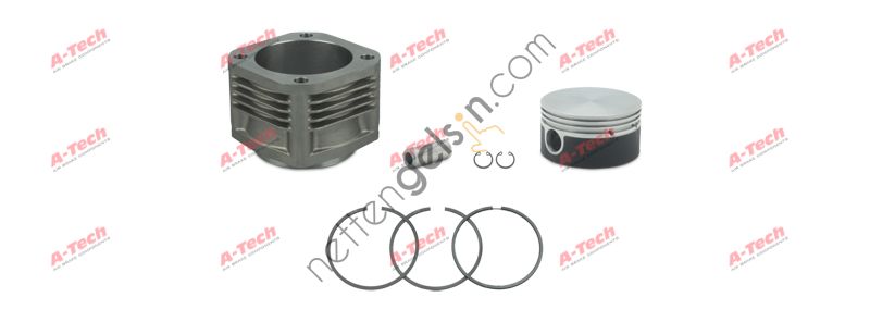 A-TECH 276.01.2810 KOMPRESOR SILINDIR TM TK PİSTON SEKMAN GÖMLEK MERCEDES ACTROS MP2-MP3 502 (GÖMLEK YÜKSEKLİĞİ; 101,00 mm 2,50x2,50x4,00)  MERCEDES AĞIR VASITA