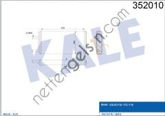 KALE 352010 KALORIFER RADYATORU VOLVO F10 F12  VOLVO AĞIR VASITA KALORİFER RADYATÖRÜ