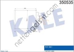 KALE 350535 KLIMA RADYATORU BMW E38  BMW BİNEK KLİMA RADYATÖRÜ