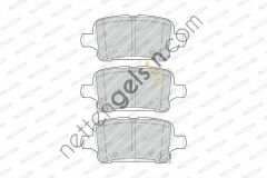 FERODO FDB4938 ARKA FREN BALATASI ASTRA K 15>  OPEL BİNEK FREN BALATASI