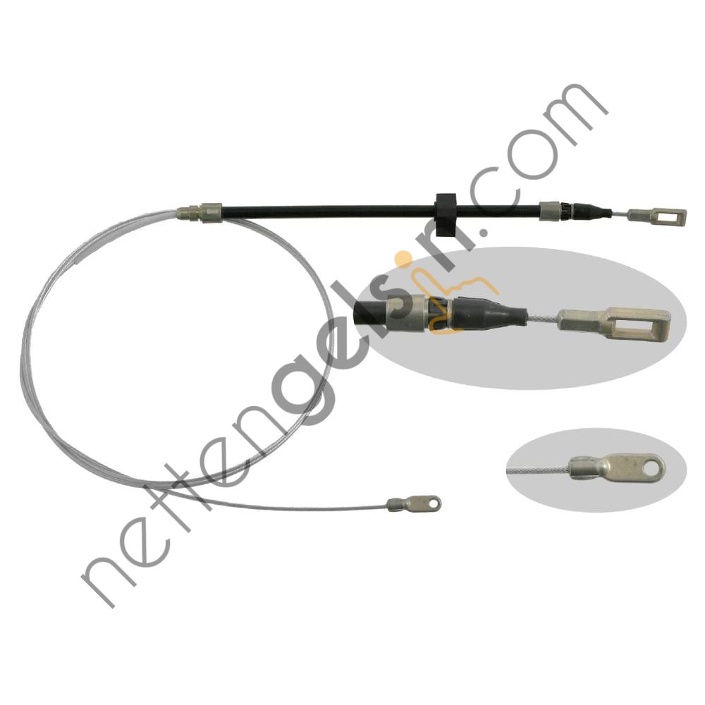 SWAG 10927974 EL FRENI TELI ON SPRINTER LT 28 35 903 904 2448MM  VW-AUDI-SEAT-SKODA BİNEK EL FREN HALATI