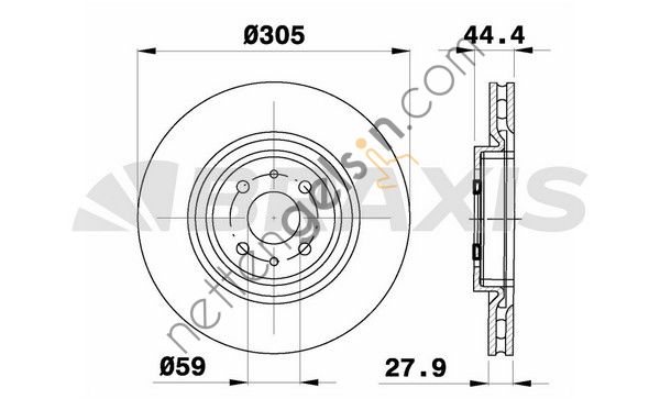 BRAXIS AE0690 ON FREN DISK AYNASI FIAT COUPE 2.0I TURBO  FIAT BİNEK FREN DİSKİ