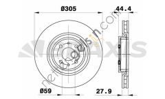 BRAXIS AE0690 ON FREN DISK AYNASI FIAT COUPE 2.0I TURBO  FIAT BİNEK FREN DİSKİ