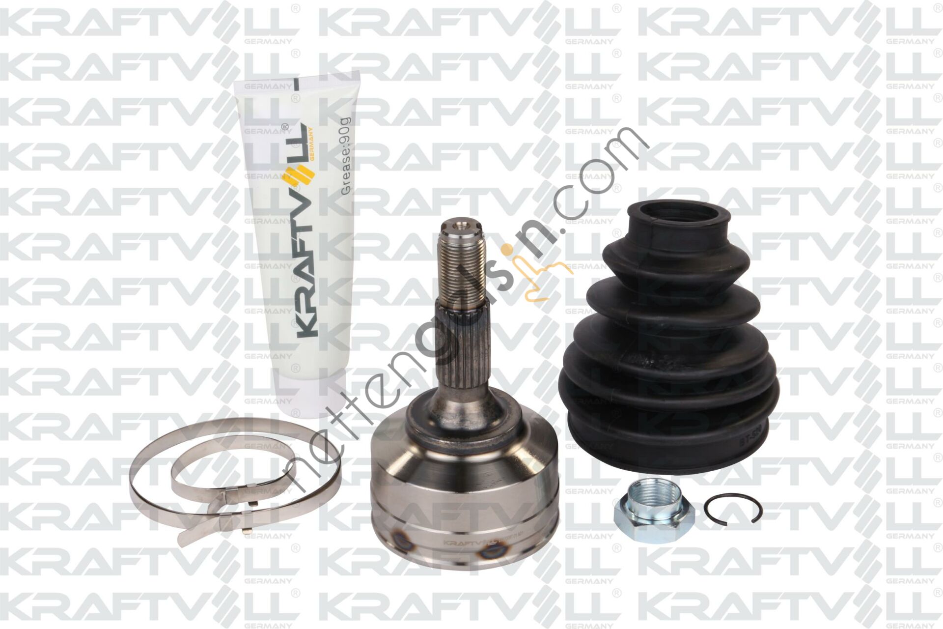 KRAFTVOLL 01020087 AKS KAFA TAMIR TAKIMI P206 (TEKERLEK TARAFI DIS FREZE: 21 DIS, TEKERLEK TARAFI IC FREZE: 22 DIS, CONTA CAPI: 48MM, UZUNLUK:140,5MM) TU3JP ET3J4 (1,4 8V / 16V) ABSSIZ 98--->  PEUGEOT-CITROEN BİNEK AKS KAFASI