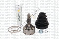 KRAFTVOLL 01020087 AKS KAFA TAMIR TAKIMI P206 (TEKERLEK TARAFI DIS FREZE: 21 DIS, TEKERLEK TARAFI IC FREZE: 22 DIS, CONTA CAPI: 48MM, UZUNLUK:140,5MM) TU3JP ET3J4 (1,4 8V / 16V) ABSSIZ 98--->  PEUGEOT-CITROEN BİNEK AKS KAFASI