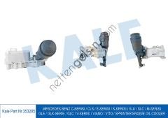 KALE 353285 YAG SOGUTUCUSU (OM651, KOMPLE) W204 07>14 C218 11>17 W212 09>15 C207 10>16 W221 06>13 W639 03> SPRINTER 906 09>  MERCEDES BİNEK YAĞ FİLTRE KÜTÜĞÜ