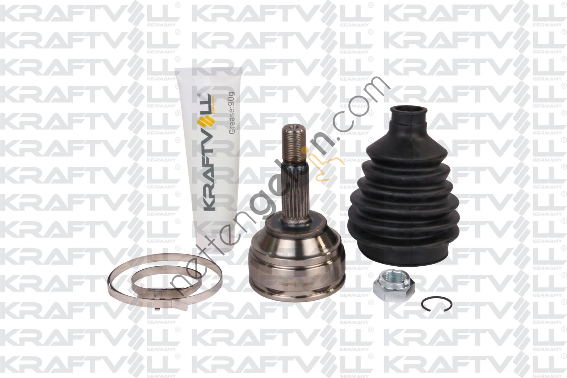 KRAFTVOLL 01020090 AKS KAFASI KANGOO MEGANE I CLIO (RN 811) &sol; (DIS FREZE:21 IC FREZE:22 UZUNLUK:56,5MM)  RENAULT BİNEK AKS KAFASI