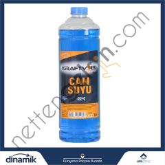 KRAFTVOLL 17061001 CAM SUYU 1LT.-MAVI (-22)  YAĞ & ANTİFİRİZ BİNEK CAM SUYU