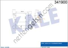 KALE 341900 TURBO RADYATORU (INTERCOOLER) PASSAT A4 A6 1,8T 1,9TDI 00>05  VW-AUDI-SEAT-SKODA BİNEK TURBO RADYATÖRÜ