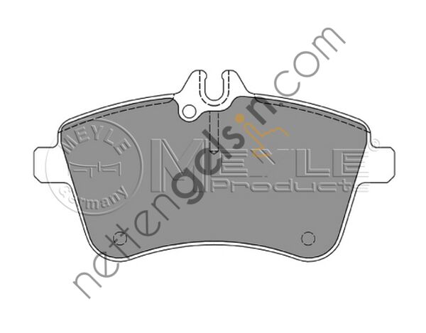 MEYLE 025 238 8120 FREN BALATASI 169&sol;245 ÖN DIESEL A1694200120 MERCEDES
